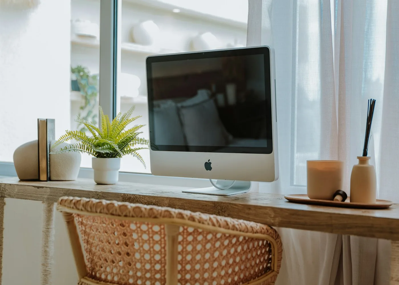 Un espace de travail calme et épuré